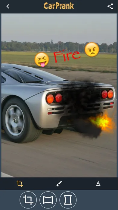 ภาพหน้าจอของ Car spoof
