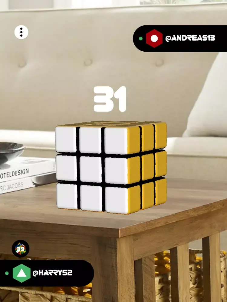 Rubiks Cube AR iPad  Screenshots
