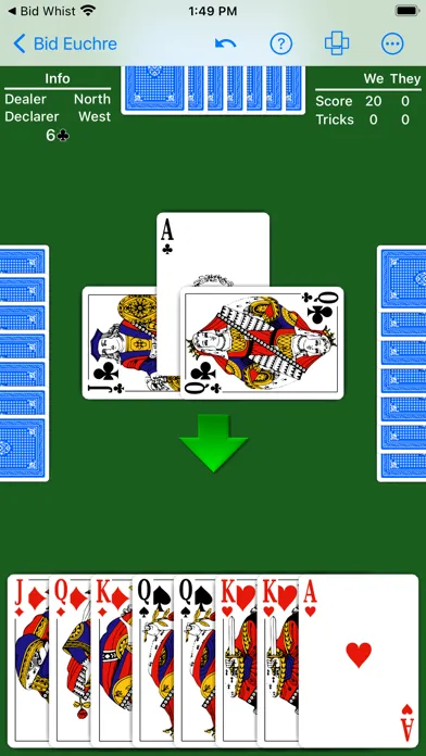 Bid Euchre - Expert AI Screenshots