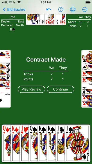 Bid Euchre - Expert AI Screenshots