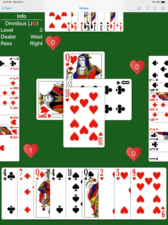 ภาพหน้าจอของ Hearts - Play with your rules iPad 