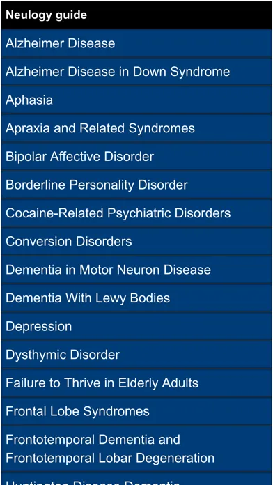 Скриншоты neurology guide