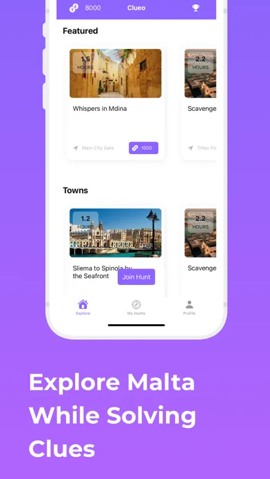 Clueo - Scavenger Hunts سکرین شاٹس