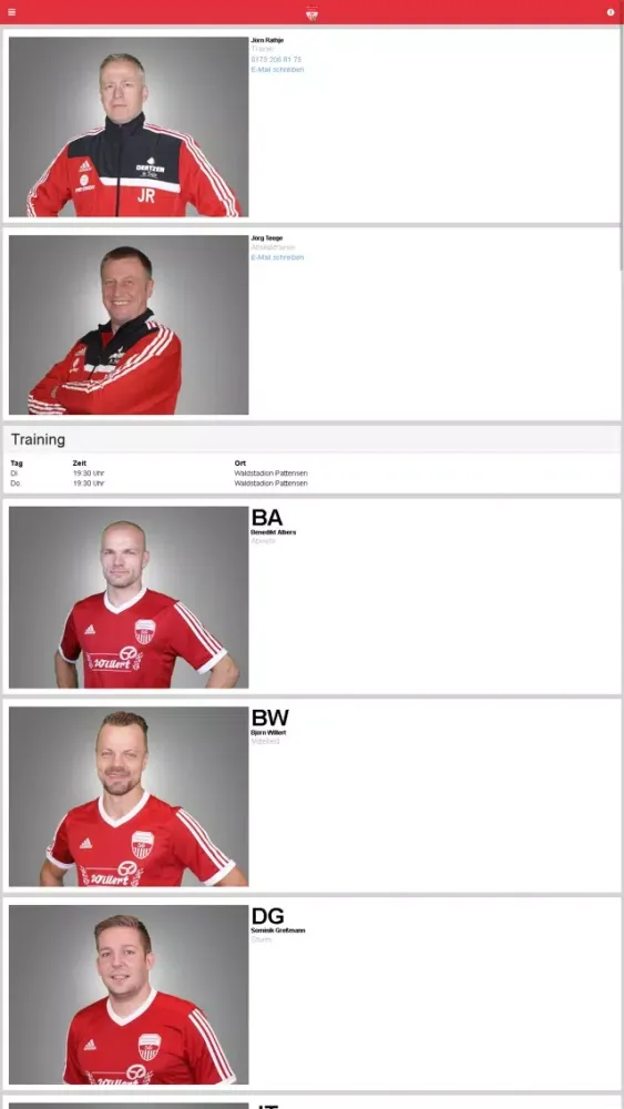 Tangkapan skrin SG Scharmbeck-Pattensen - offiziell