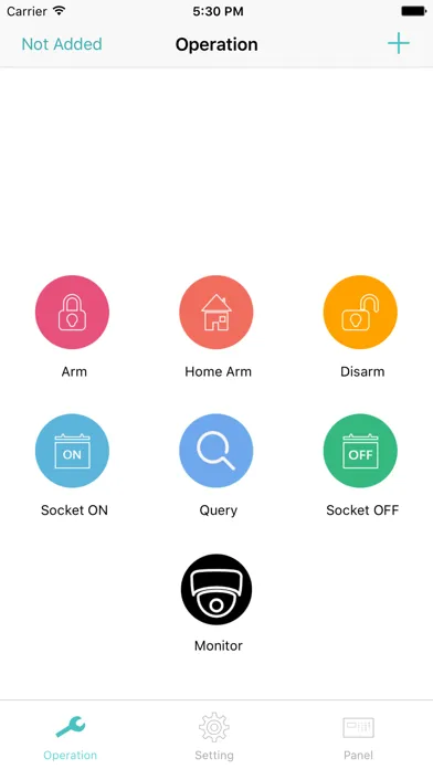 Capturas de pantalla de GSM Alarm G18