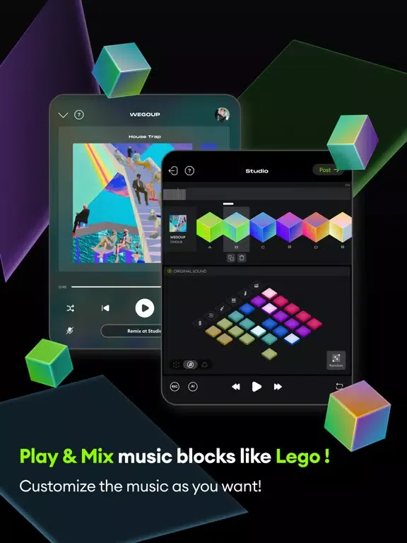 Mix.audio: Play2Create music iPad  スクリーンショット
