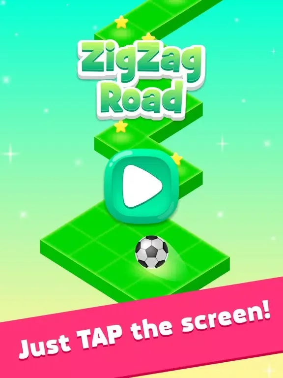 Zig Zag Road - funny ball game iPad  স্ক্রিনশট
