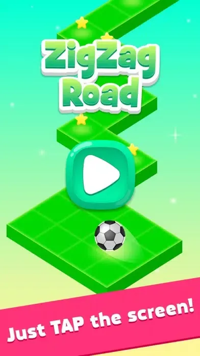 Zig Zag Road - funny ball game স্ক্রিনশট