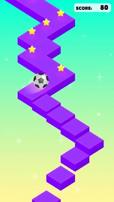 Zig Zag Road - funny ball game স্ক্রিনশট