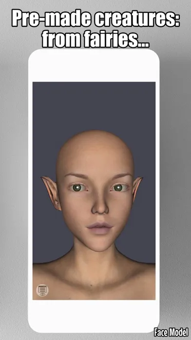 Capturas de tela do Face Model -posable human head