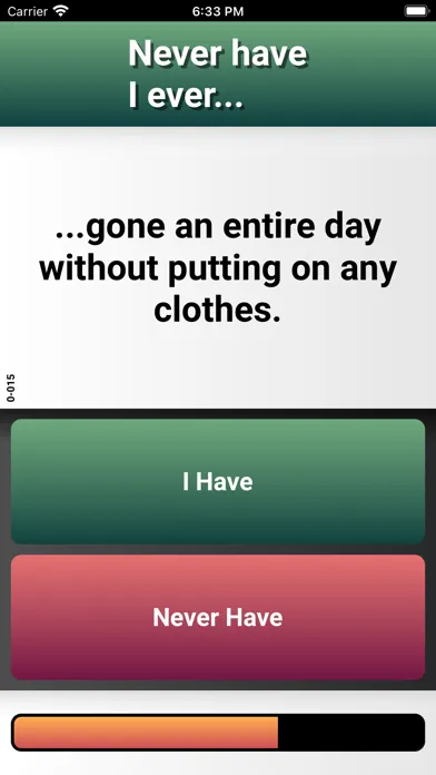 Never Have I Ever * Party Game Screenshots