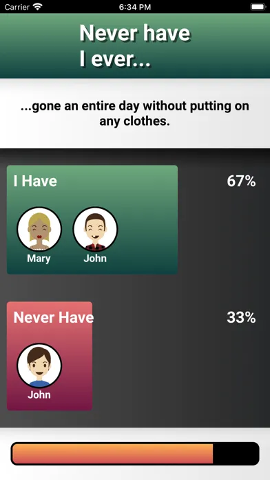 Never Have I Ever * Party Game Screenshots