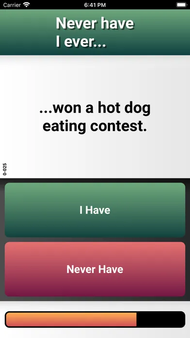 Never Have I Ever * Party Game Screenshots