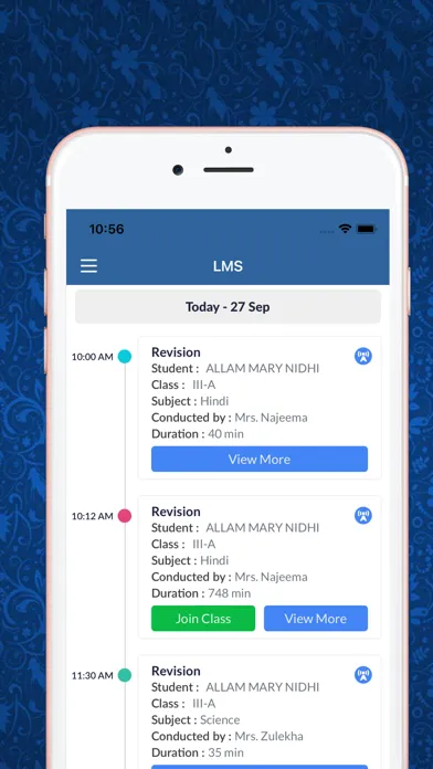 INSIGHT ACADEMY PARENT APP Screenshots