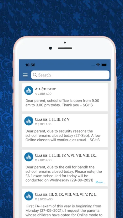 INSIGHT ACADEMY PARENT APP Screenshots