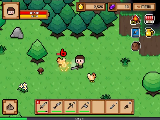 صور ForestCamp : Crafting RPG iPad 
