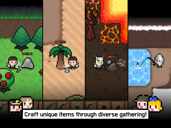 صور ForestCamp : Crafting RPG iPad 