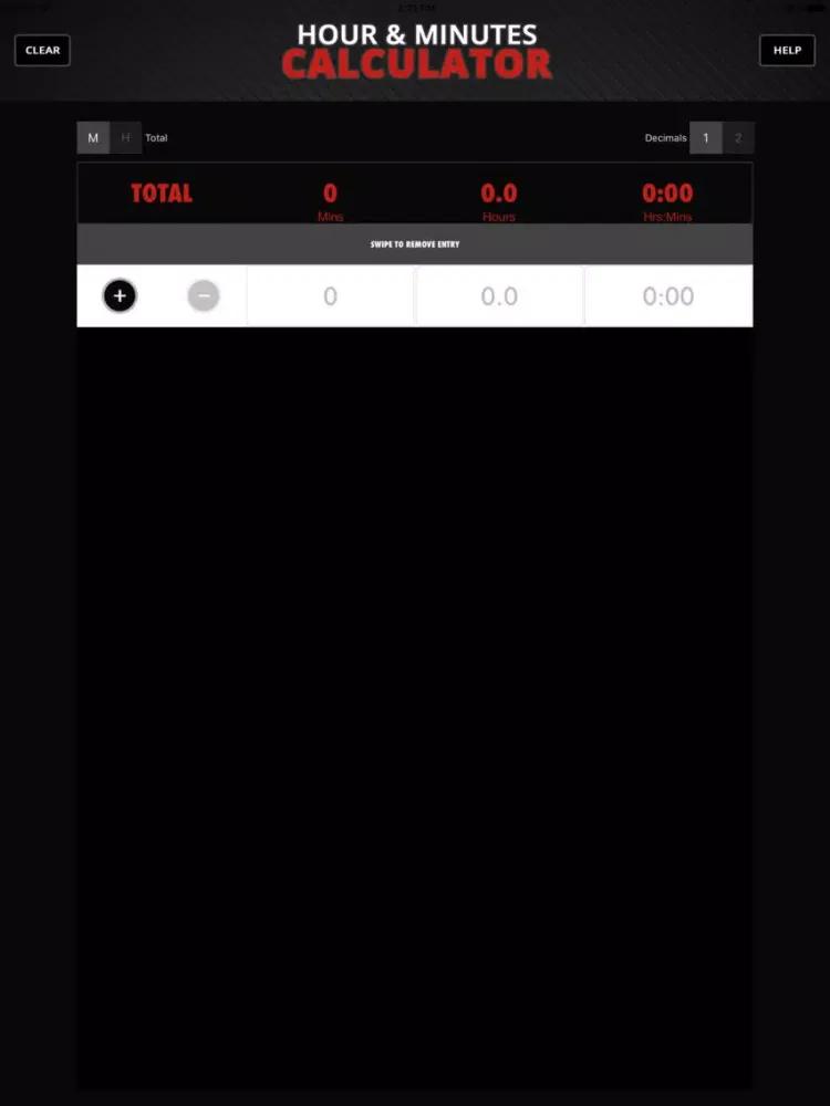Captures d'écran de Calculator Hour & Minutes iPad 