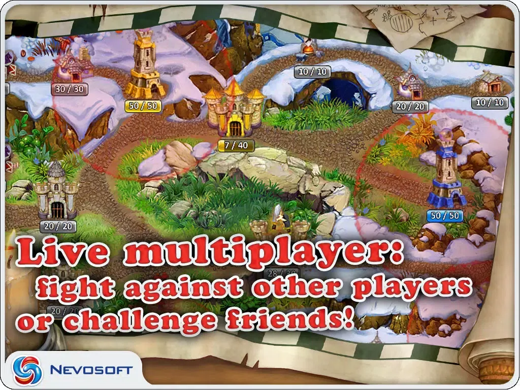 LandGrabbers: real time medieval conquest strategy iPad 应用截图