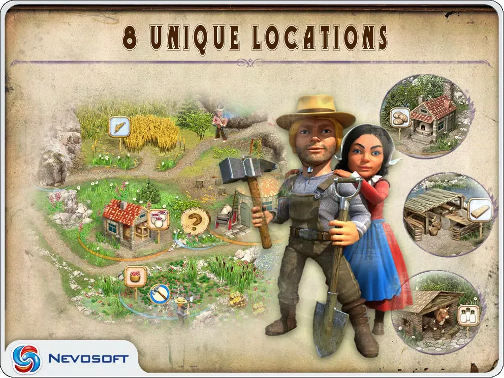 Pioneer Lands HD lite: western settlers strategy iPad  سکرین شاٹس