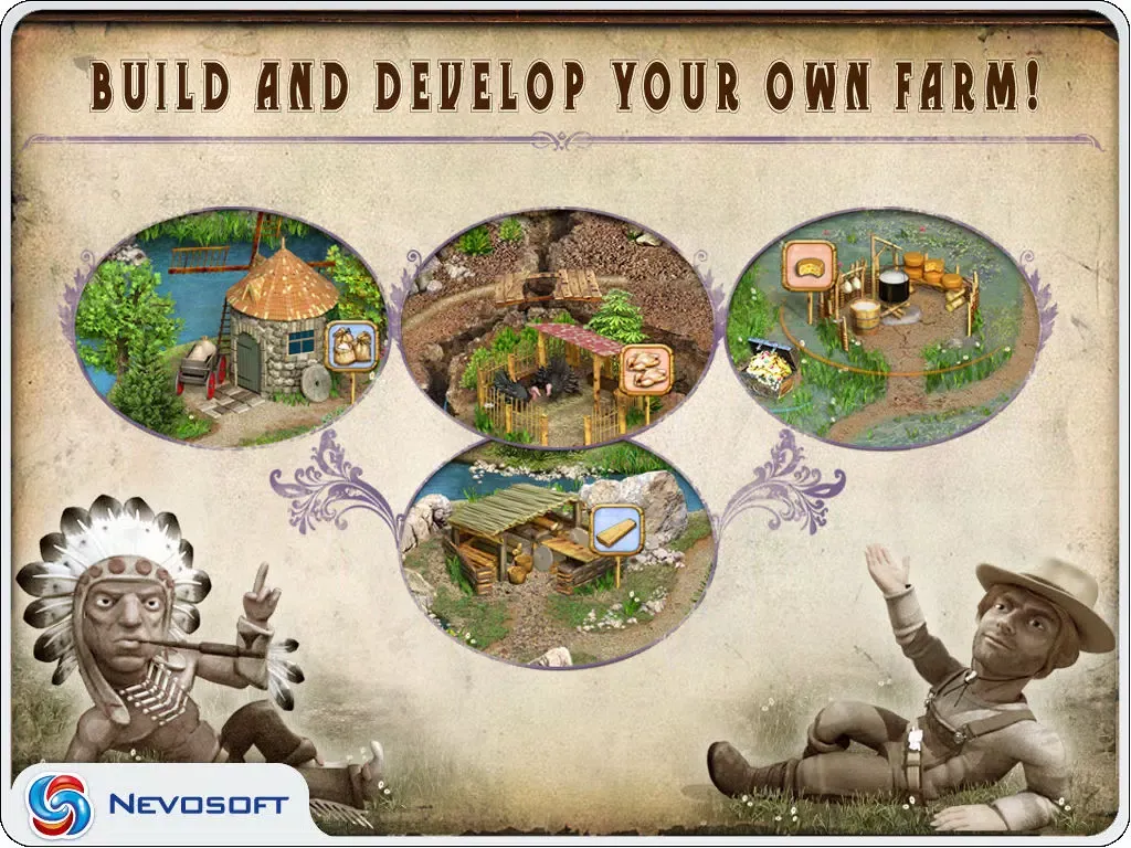 Pioneer Lands HD lite: western settlers strategy iPad  سکرین شاٹس