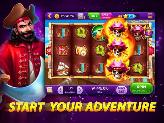 Tangkapan layar Treasure Slots Adventures iPad 