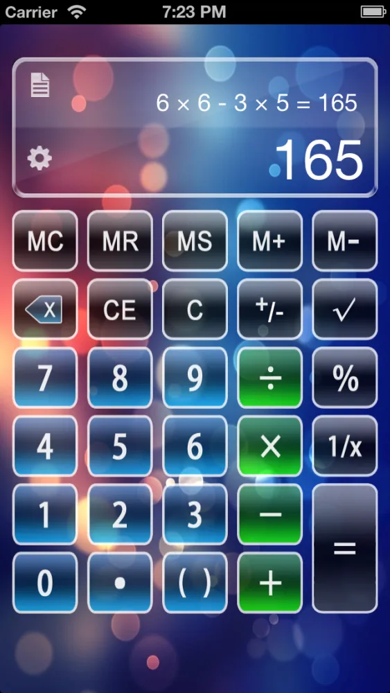 Скриншоты Calculator X Free - Advanced Scientific Calculator with Formula Display & Notable Tape