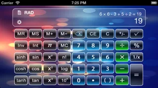 Скриншоты Calculator X Free - Advanced Scientific Calculator with Formula Display & Notable Tape
