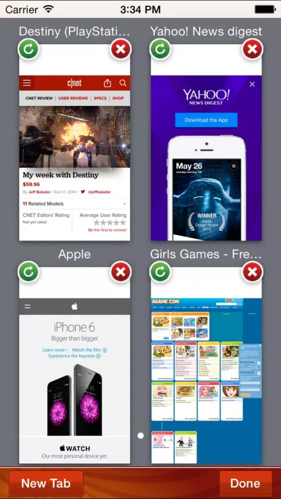 Fast Web Browser - New automatic full screen firefox chrome like themes edition Screenshots