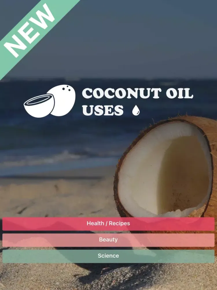 Coconut Oil Uses: Health & Beauty iPad 應用截圖