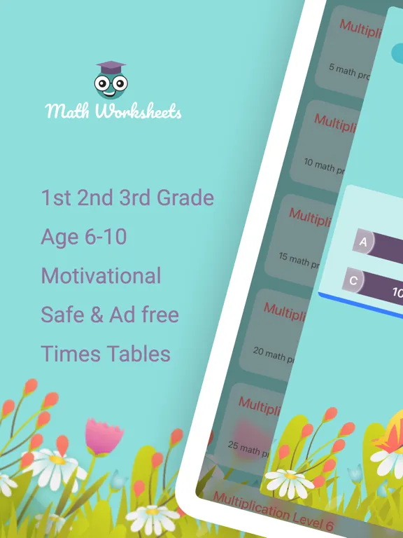 Скриншоты Math Worksheets - Grade 1 2 3 iPad 