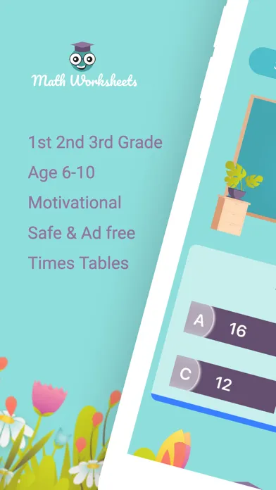 Скриншоты Math Worksheets - Grade 1 2 3
