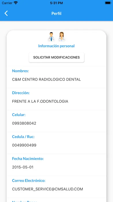 C&M doctores سکرین شاٹس
