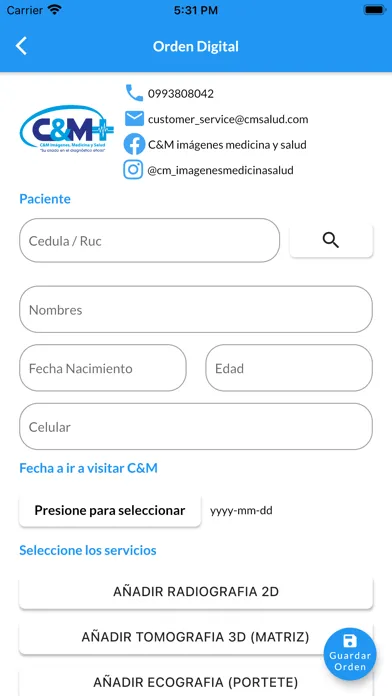 C&M doctores سکرین شاٹس