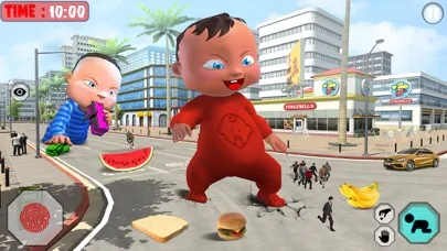 Ảnh chụp màn hình của Fat Hungry Baby Simulator Game