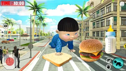 Ảnh chụp màn hình của Fat Hungry Baby Simulator Game
