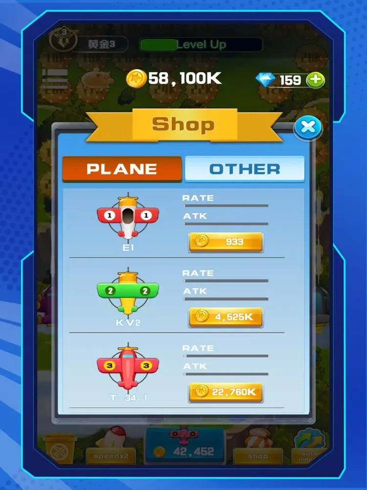 Idle Plane Idle Fun iPad 應用截圖