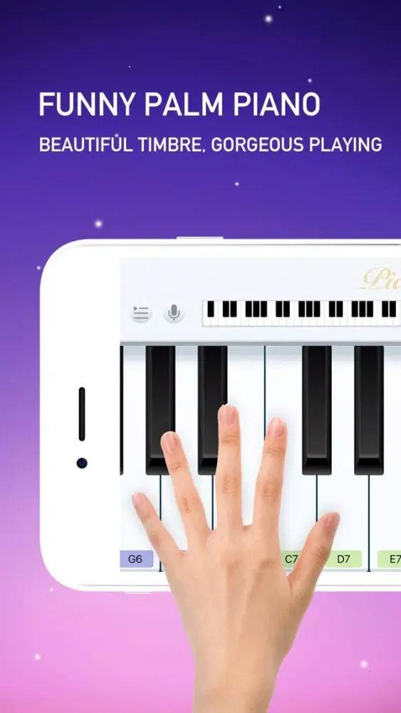 Capturas de tela do S Virtual Piano
