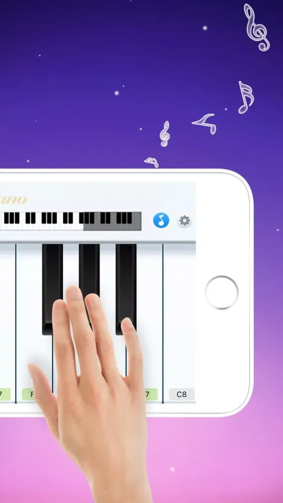 Capturas de tela do S Virtual Piano