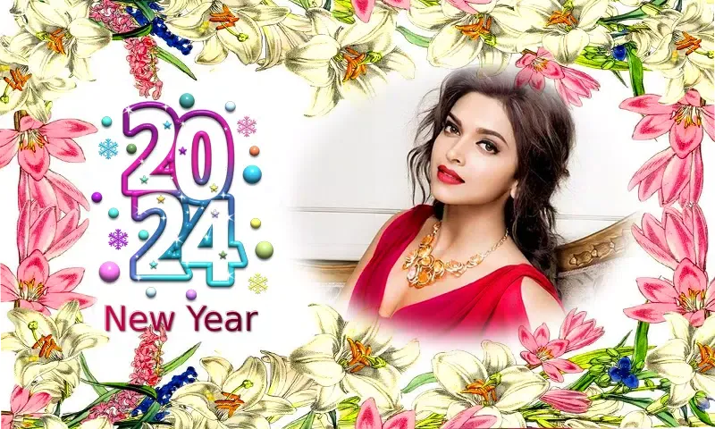 New year photo frame 2024 스크린샷