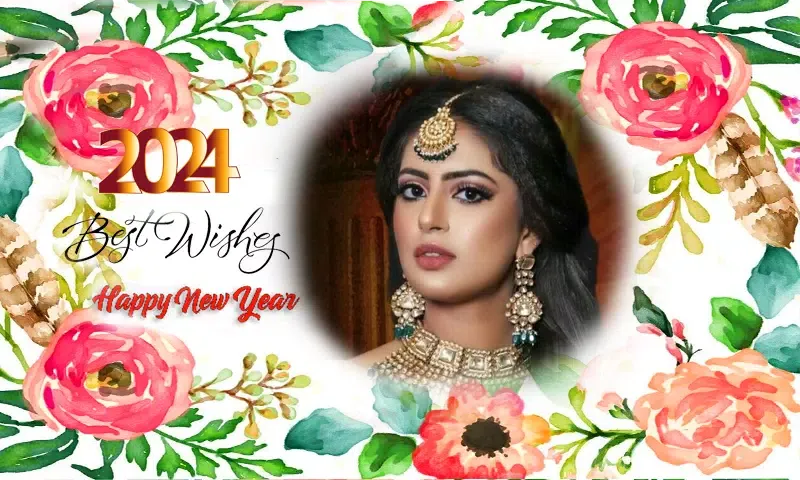 New year photo frame 2024 스크린샷