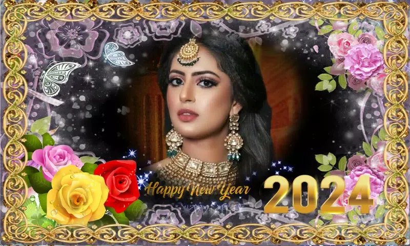 New year photo frame 2024 스크린샷