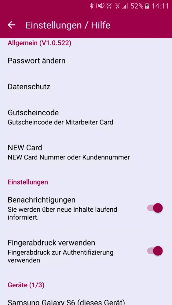 M'App - NEW-Mitarbeiter App Screenshots
