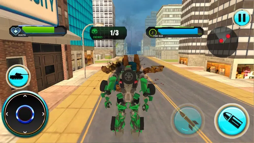 Police Air Jet Robot Games স্ক্রিনশট