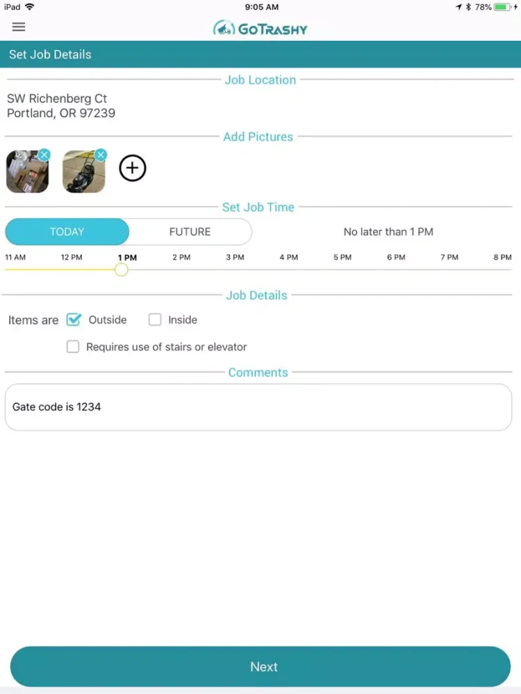 Capturas de pantalla de Go Trashy – Fast Junk Removal iPad 