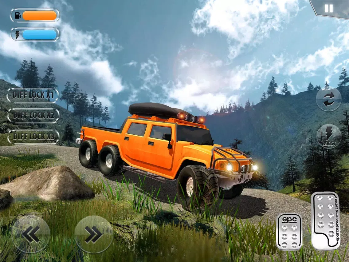 Ảnh chụp màn hình của Monster Truck Stunt Racing Sim iPad 