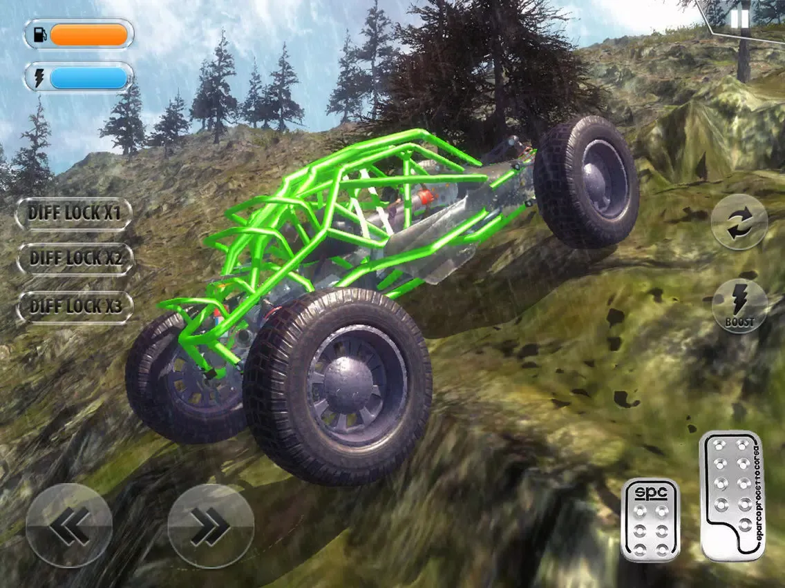 Ảnh chụp màn hình của Monster Truck Stunt Racing Sim iPad 
