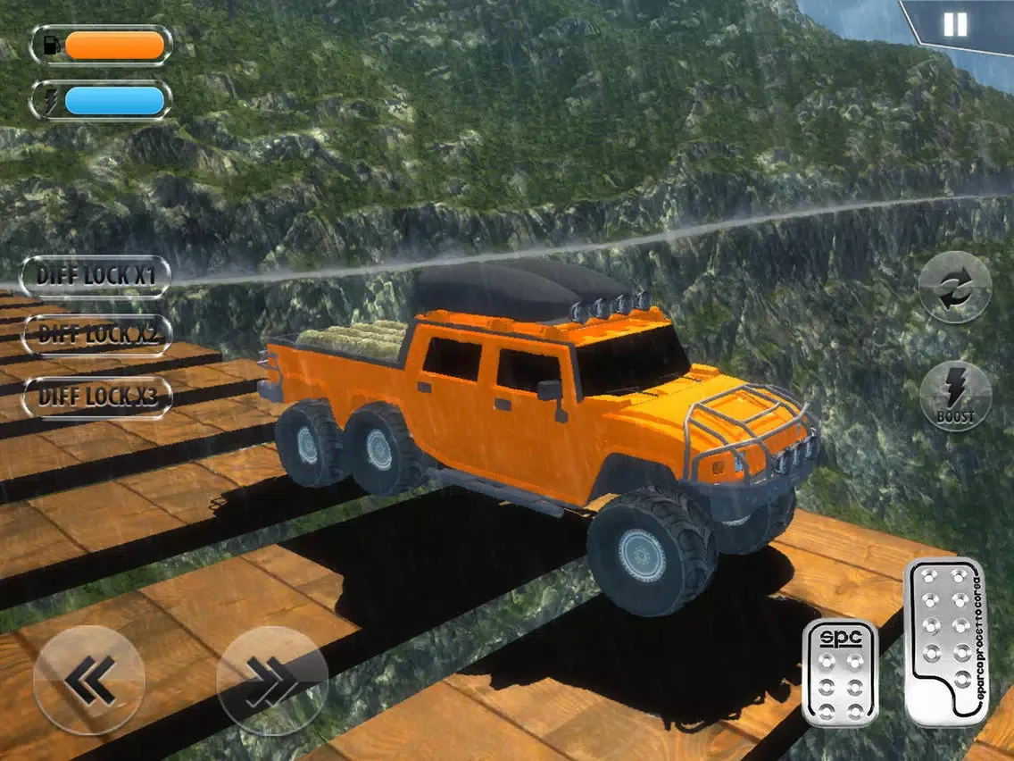 Ảnh chụp màn hình của Monster Truck Stunt Racing Sim iPad 