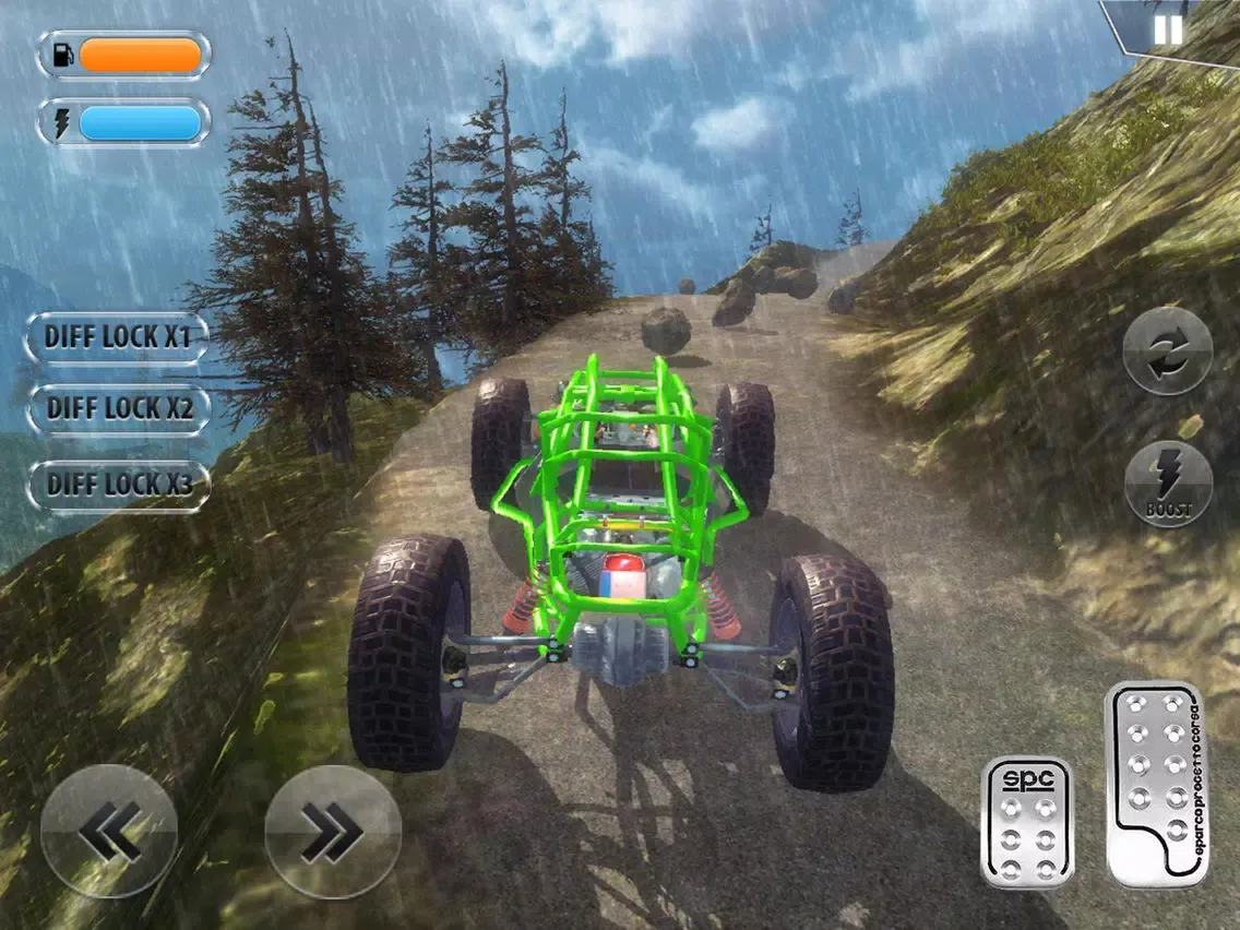 Ảnh chụp màn hình của Monster Truck Stunt Racing Sim iPad 