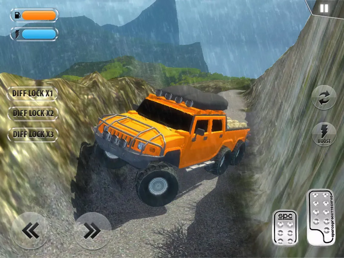 Ảnh chụp màn hình của Monster Truck Stunt Racing Sim iPad 